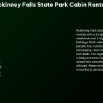 McKinney Falls State Park Cabin Rentals