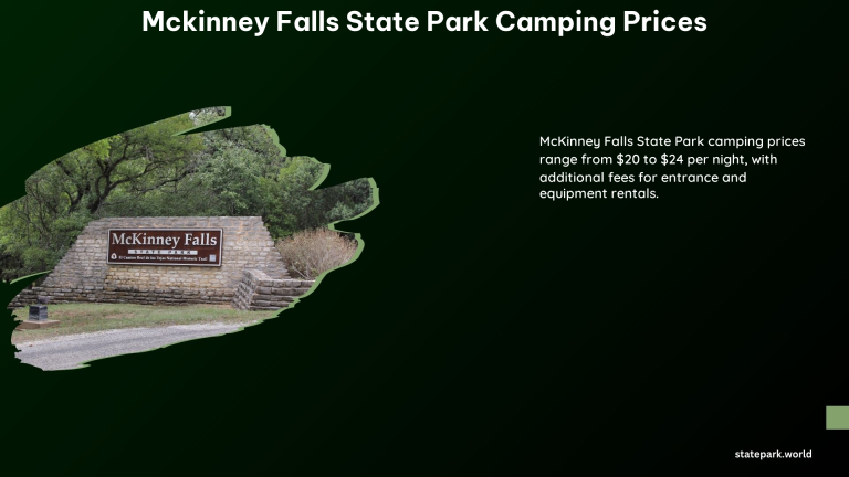 McKinney Falls State Park Camping Prices