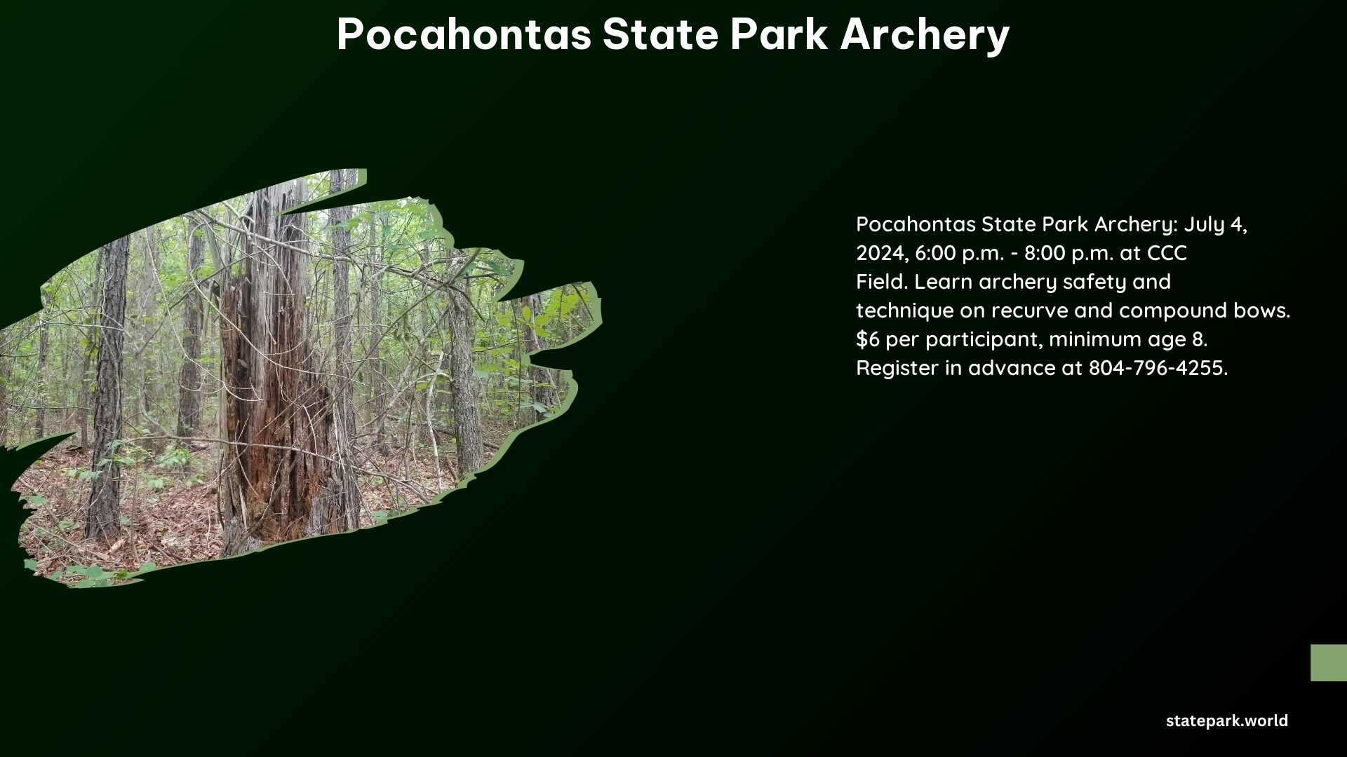 Pocahontas State Park Archery