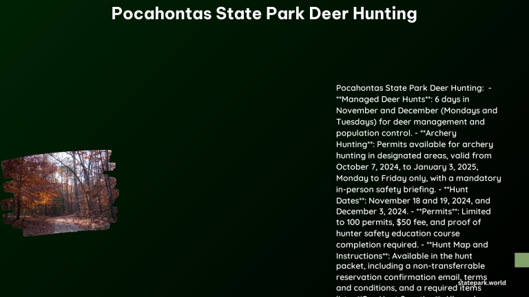 Pocahontas State Park Deer Hunting