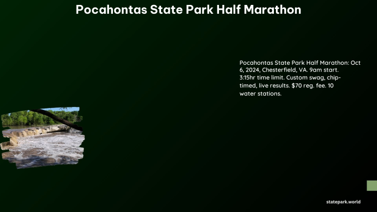 Pocahontas State Park Half Marathon