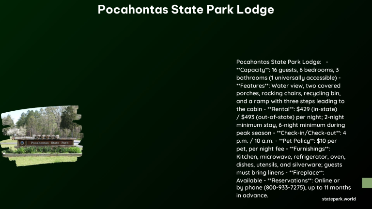 Pocahontas State Park Lodge