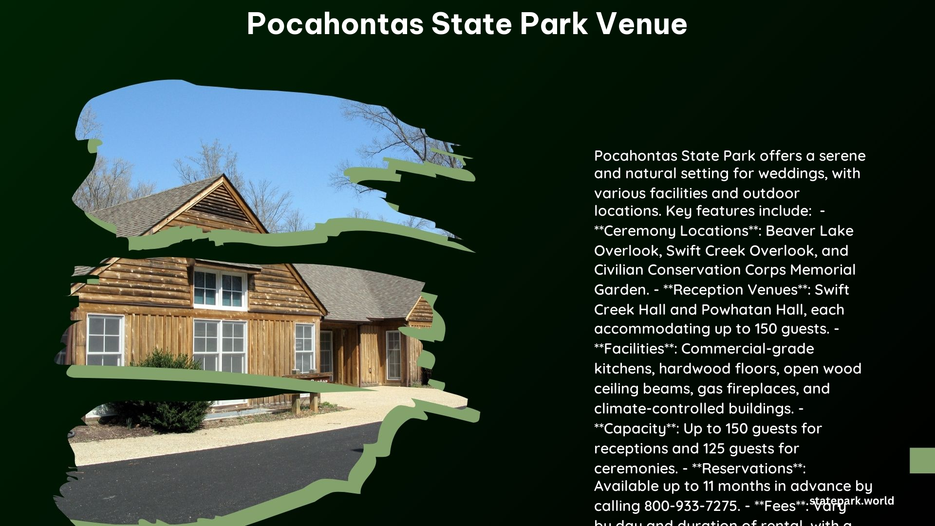 Pocahontas State Park Venue