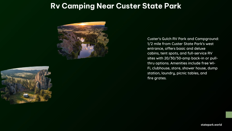 RV Camping Near Custer State Park