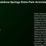 Rainbow Springs State Park Activities