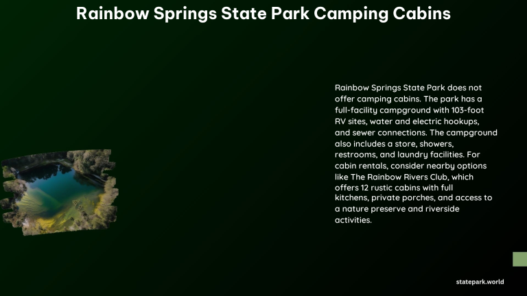 Rainbow Springs State Park Camping Cabins 1