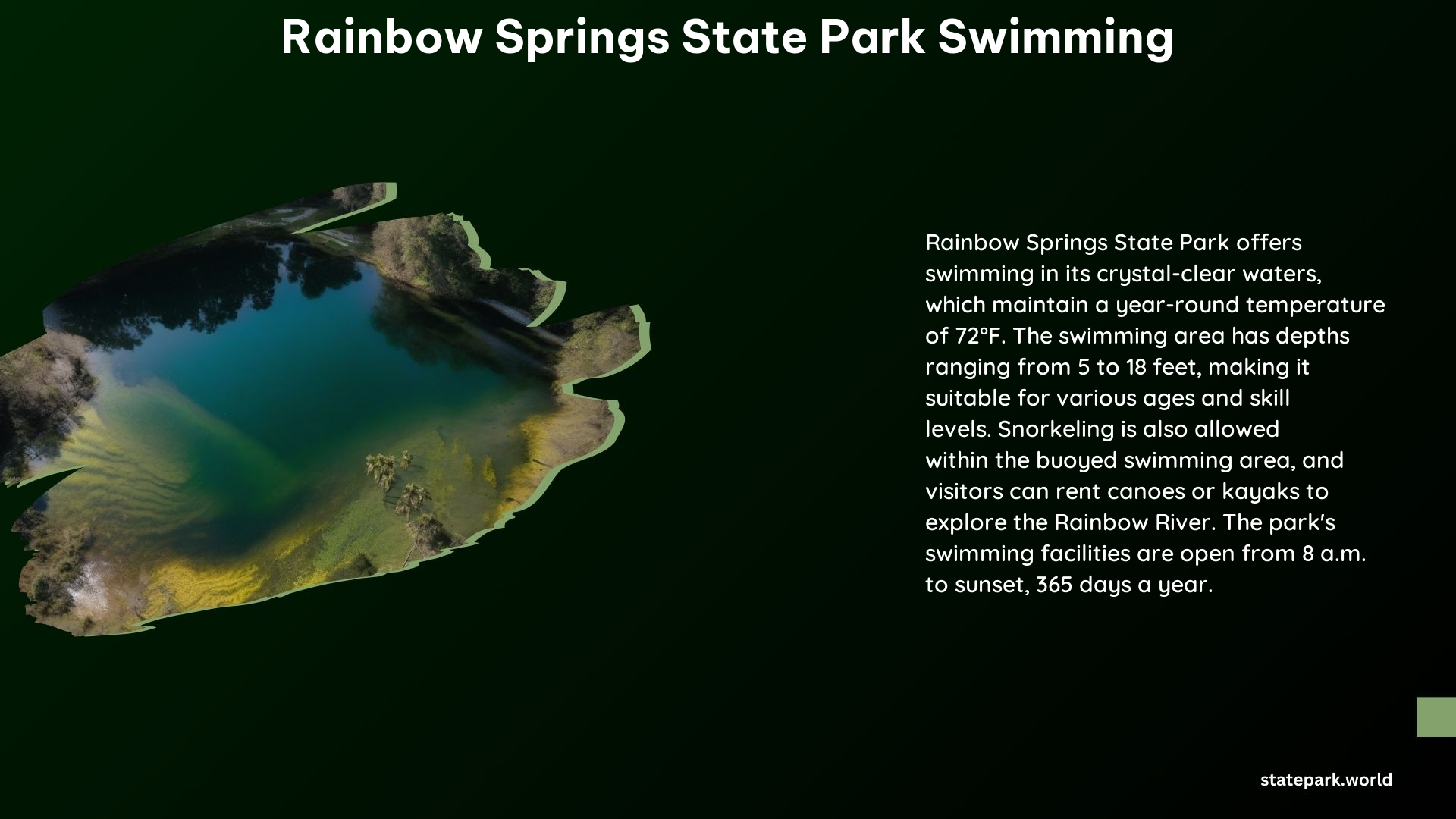 Rainbow Springs State Park Swimming