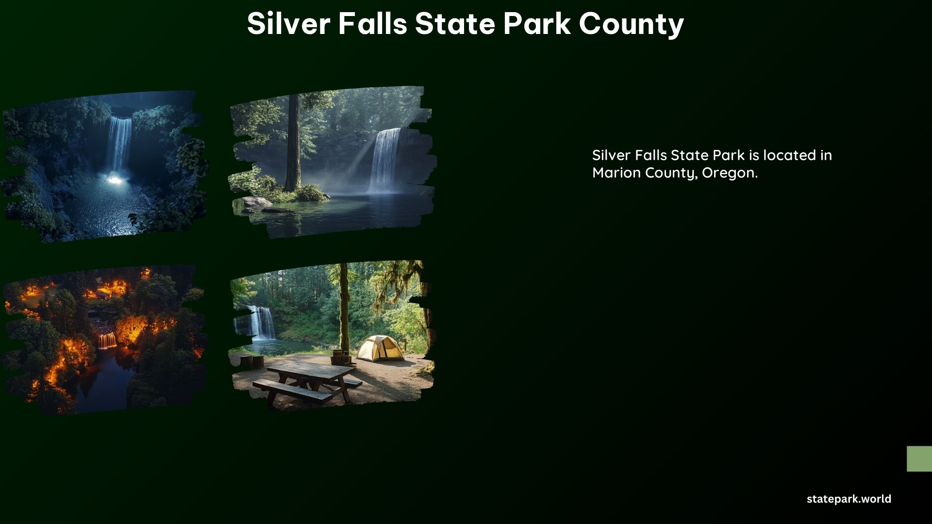 Silver Falls State Park County