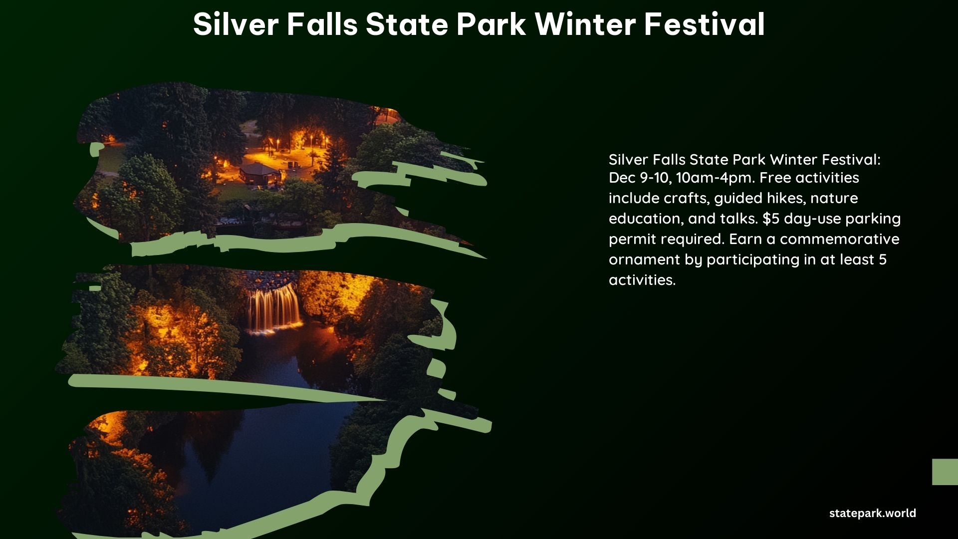 Silver Falls State Park Winter Festival