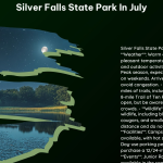 Silver Falls State Park in July 1