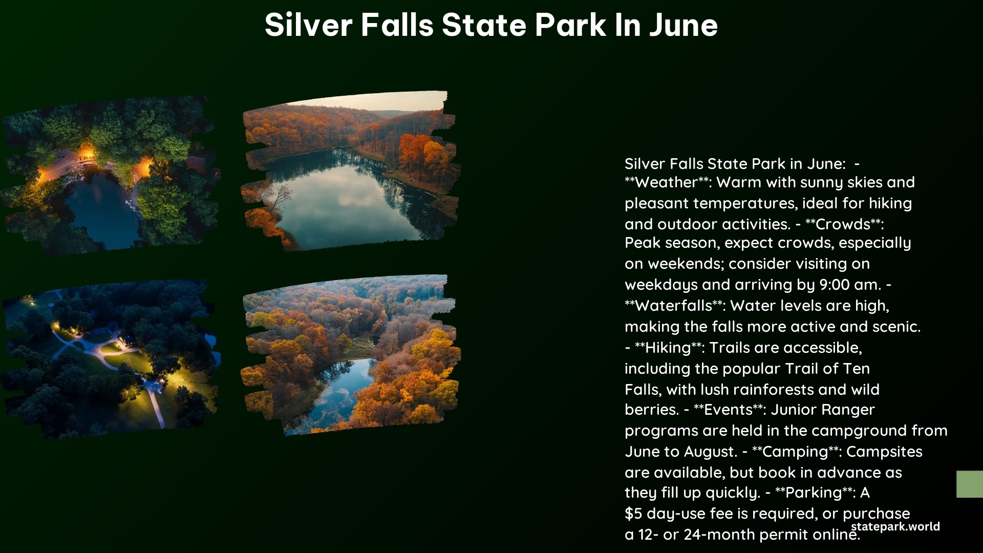 Silver Falls State Park in June 1