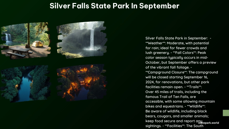 Silver Falls State Park in September