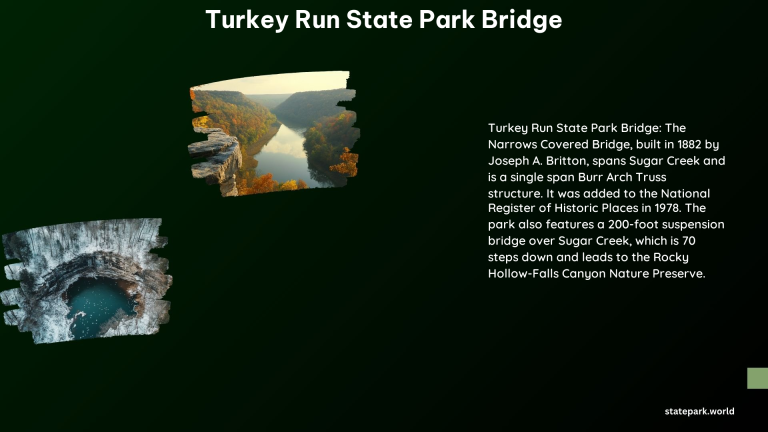 Turkey Run State Park Bridge