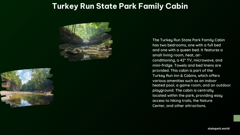 Turkey Run State Park Family Cabin