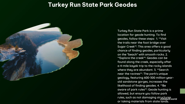 Turkey Run State Park Geodes