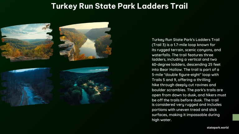 Turkey Run State Park Ladders Trail