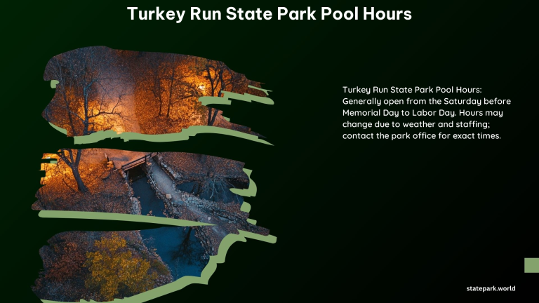 Turkey Run State Park Pool Hours