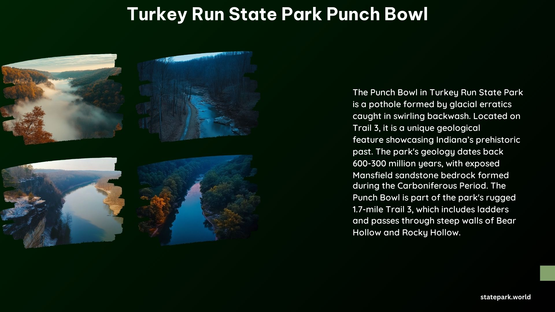 Turkey Run State Park Punch Bowl