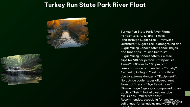 Turkey Run State Park River Float