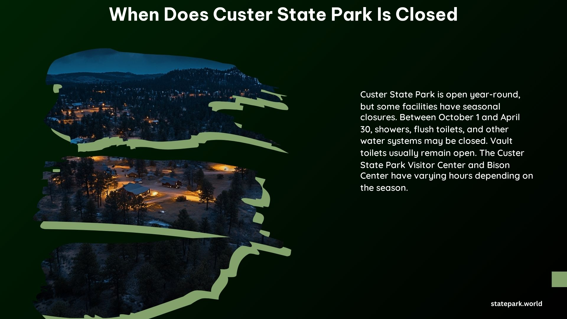 When Does Custer State Park Is Closed