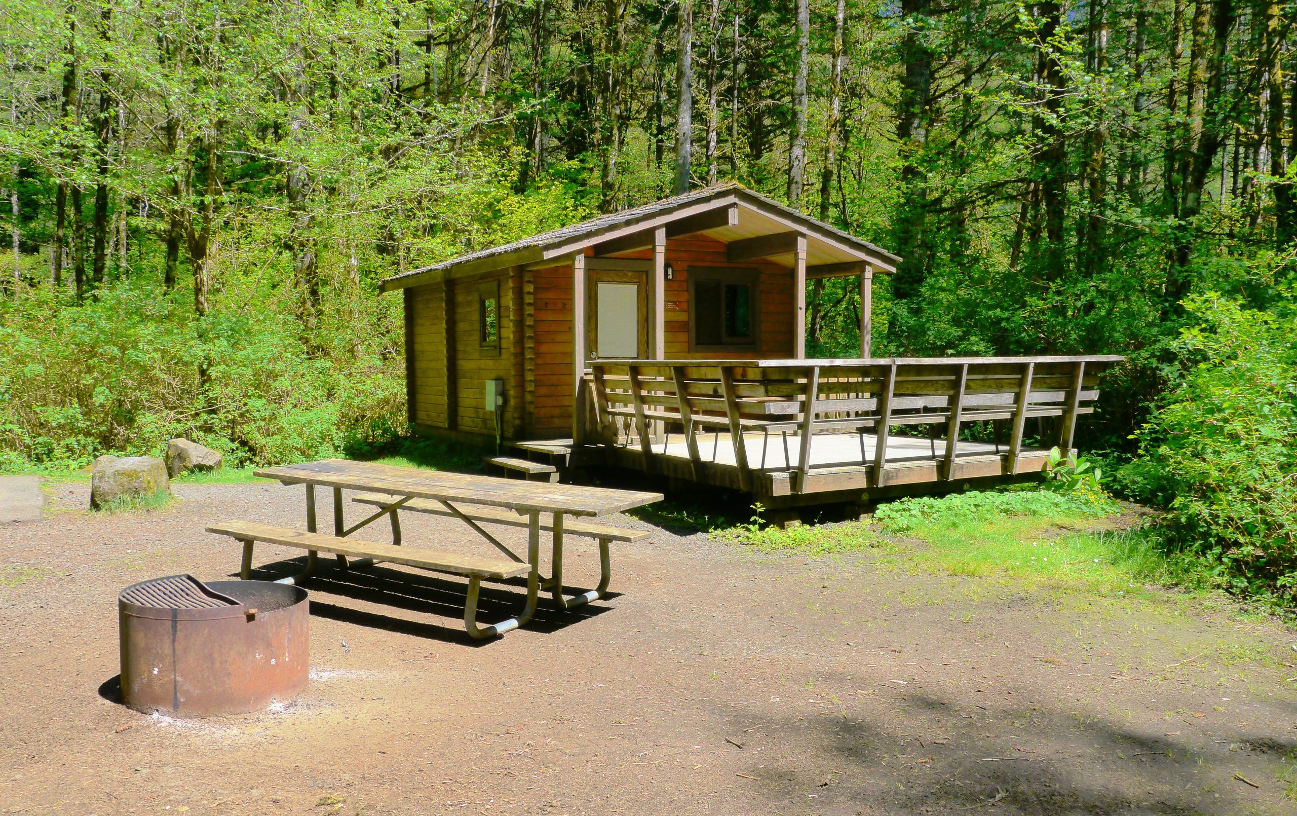 Fishing at Silver Falls State Park