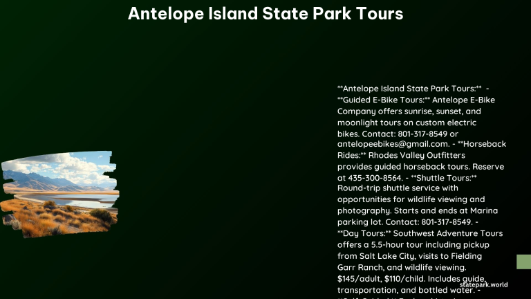 Antelope Island State Park Tours