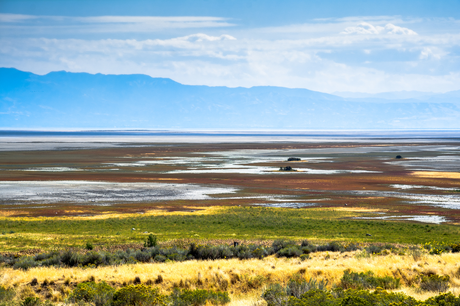 Antelope Island State Park Drone