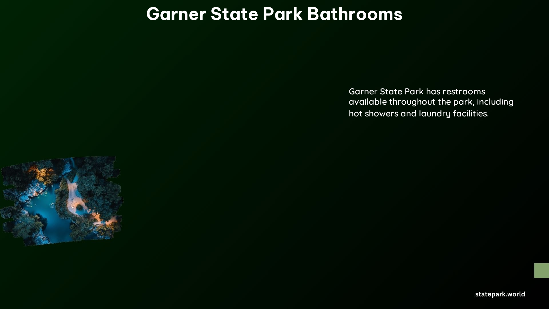 Garner State Park Bathrooms