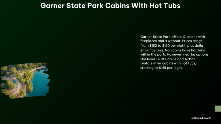 Garner State Park Cabins With Hot Tubs