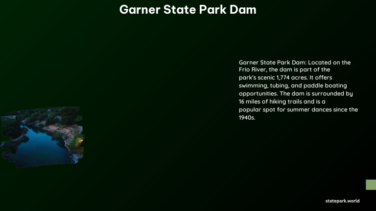 Garner State Park Dam