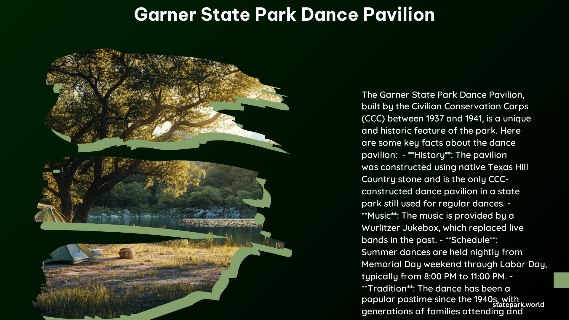 Garner State Park Dance Pavilion