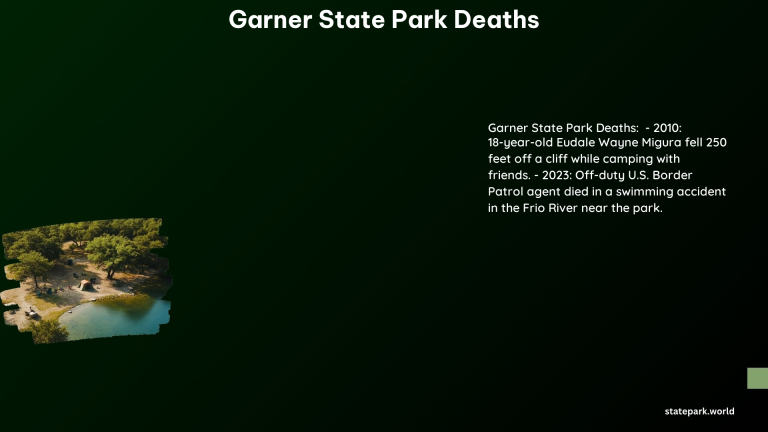 Garner State Park Deaths