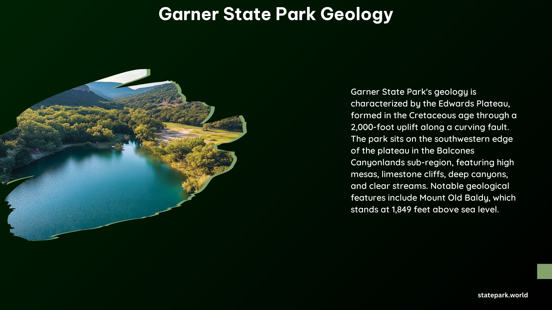 Garner State Park Geology