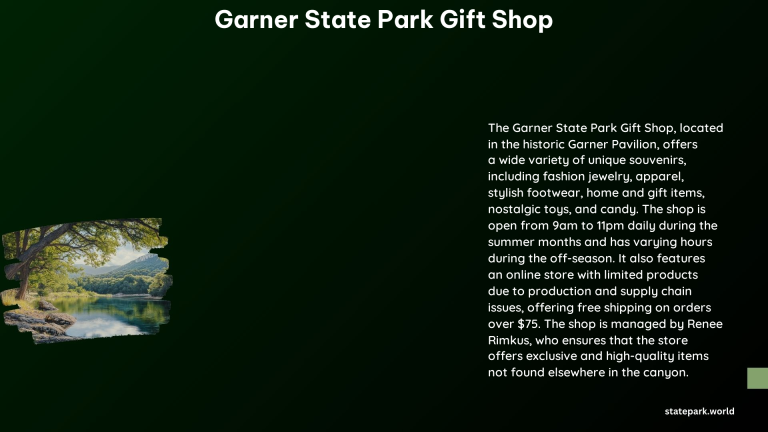 Garner State Park Gift Shop