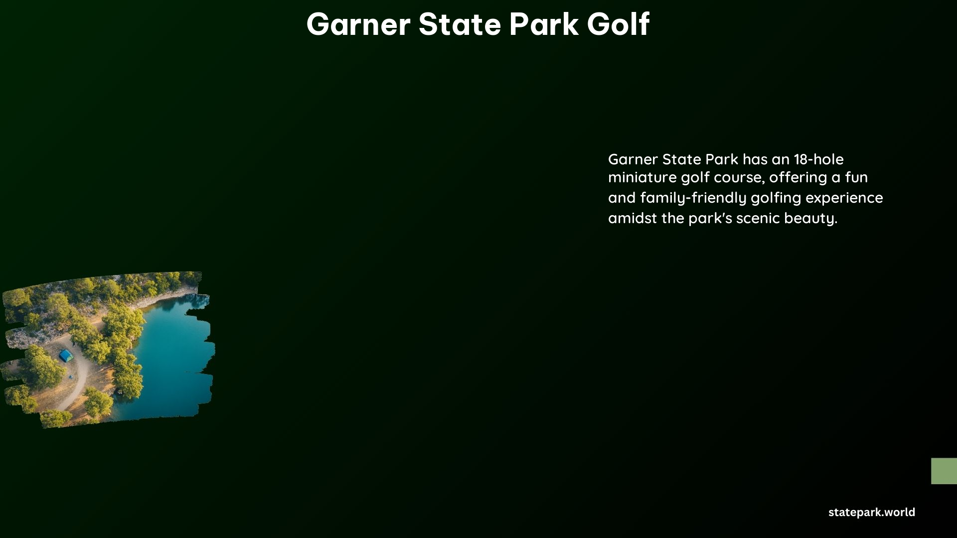 Garner State Park Golf