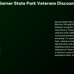 Garner State Park Veterans Discount