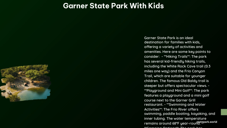 Garner State Park With Kids