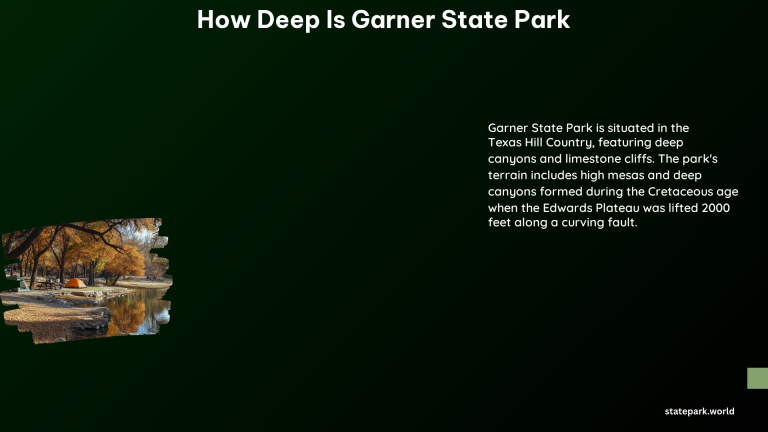 How Deep Is Garner State Park