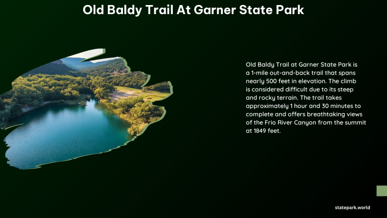 Old Baldy Trail at Garner State Park