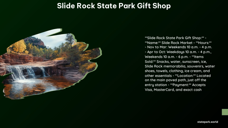 Slide Rock State Park Gift Shop