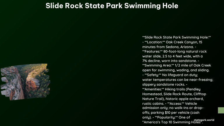 Slide Rock State Park Swimming Hole