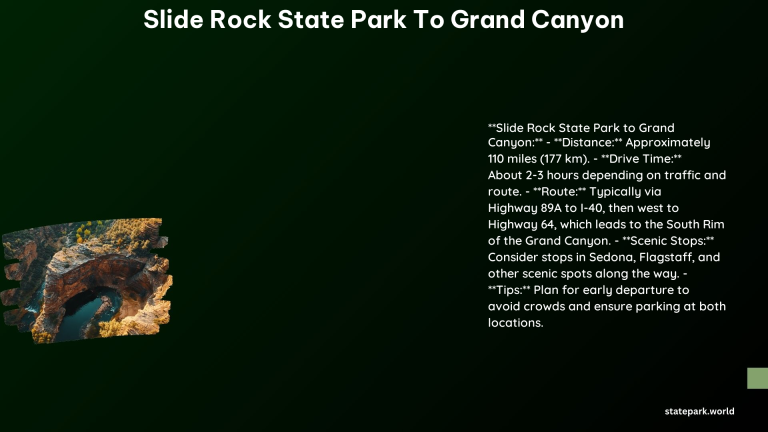 Slide Rock State Park to Grand Canyon