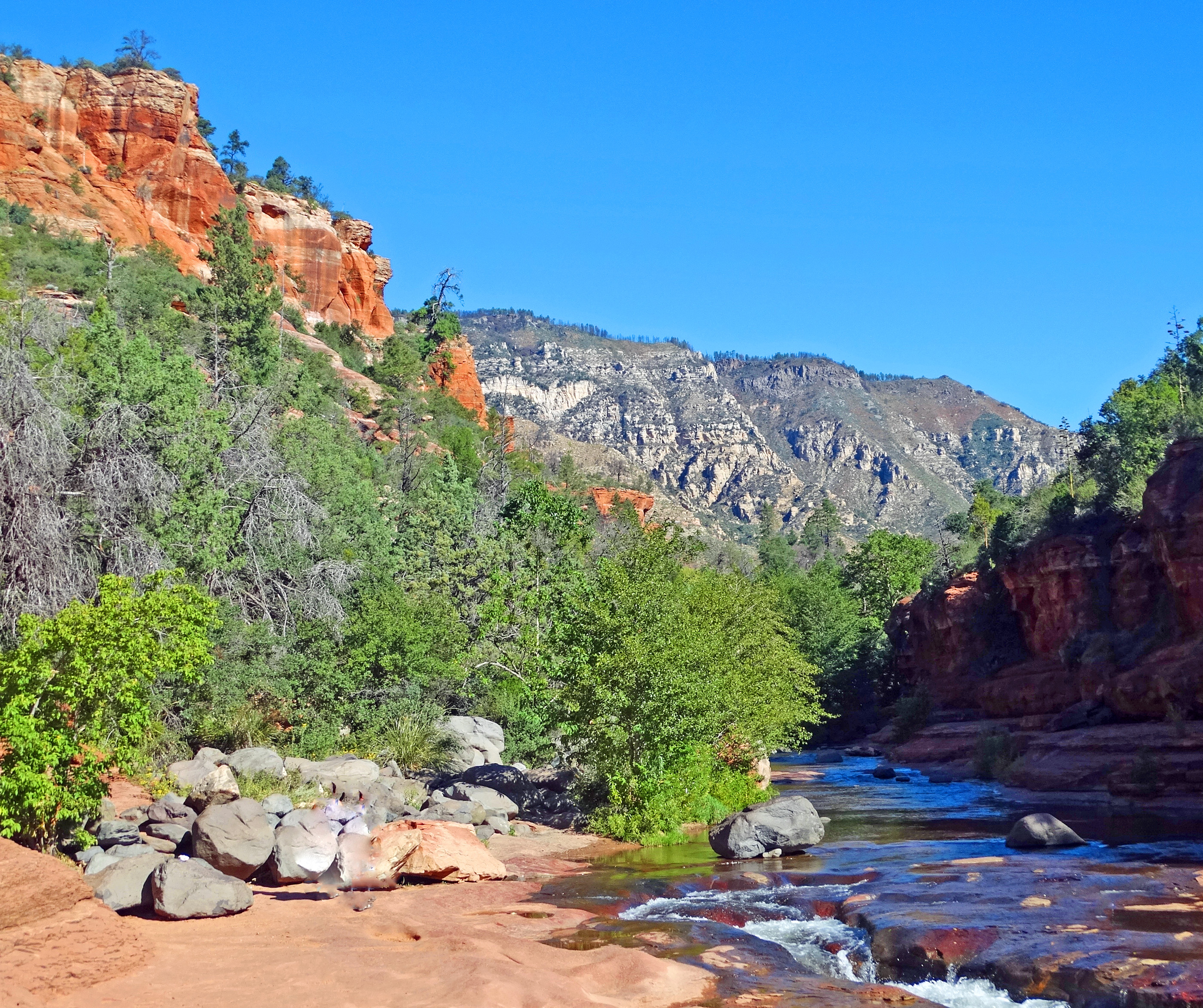 Slide Rock State Park Water Temperature by Month