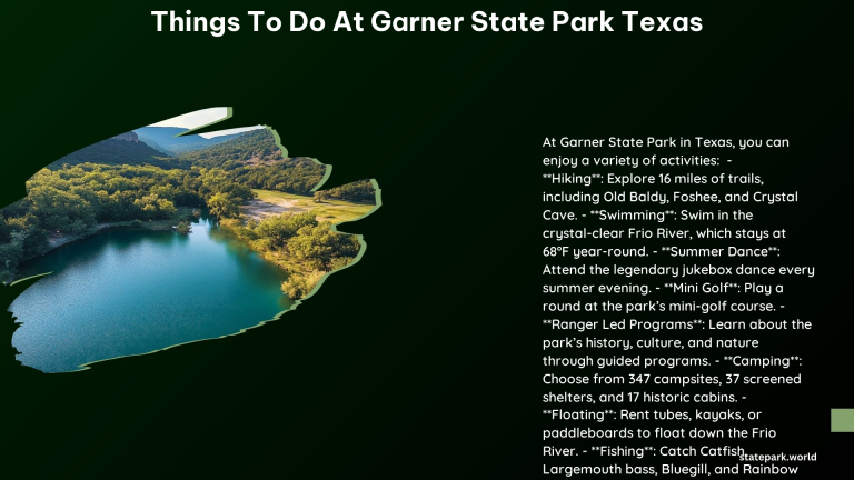 Things to Do at Garner State Park Texas