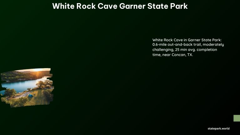 White Rock Cave Garner State Park