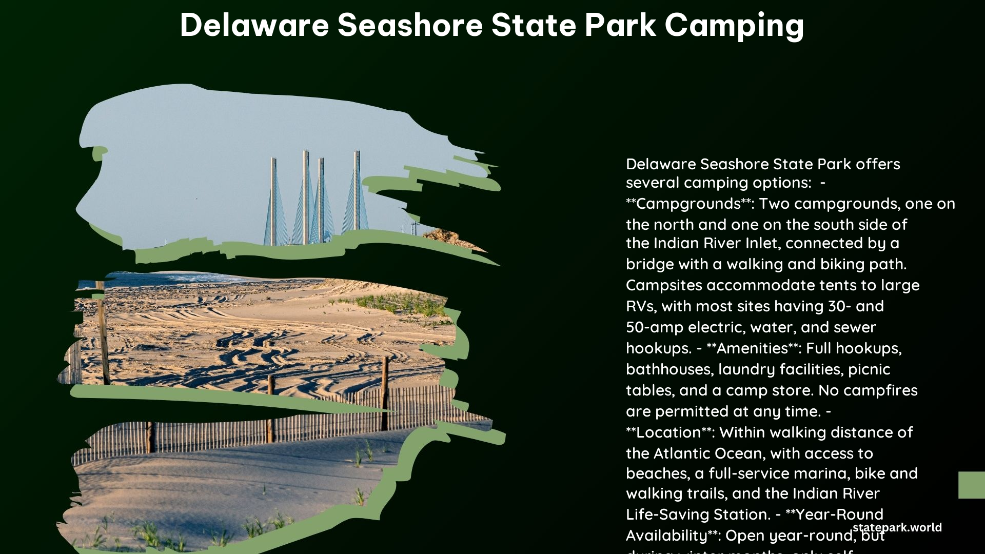 delaware seashore state park camping