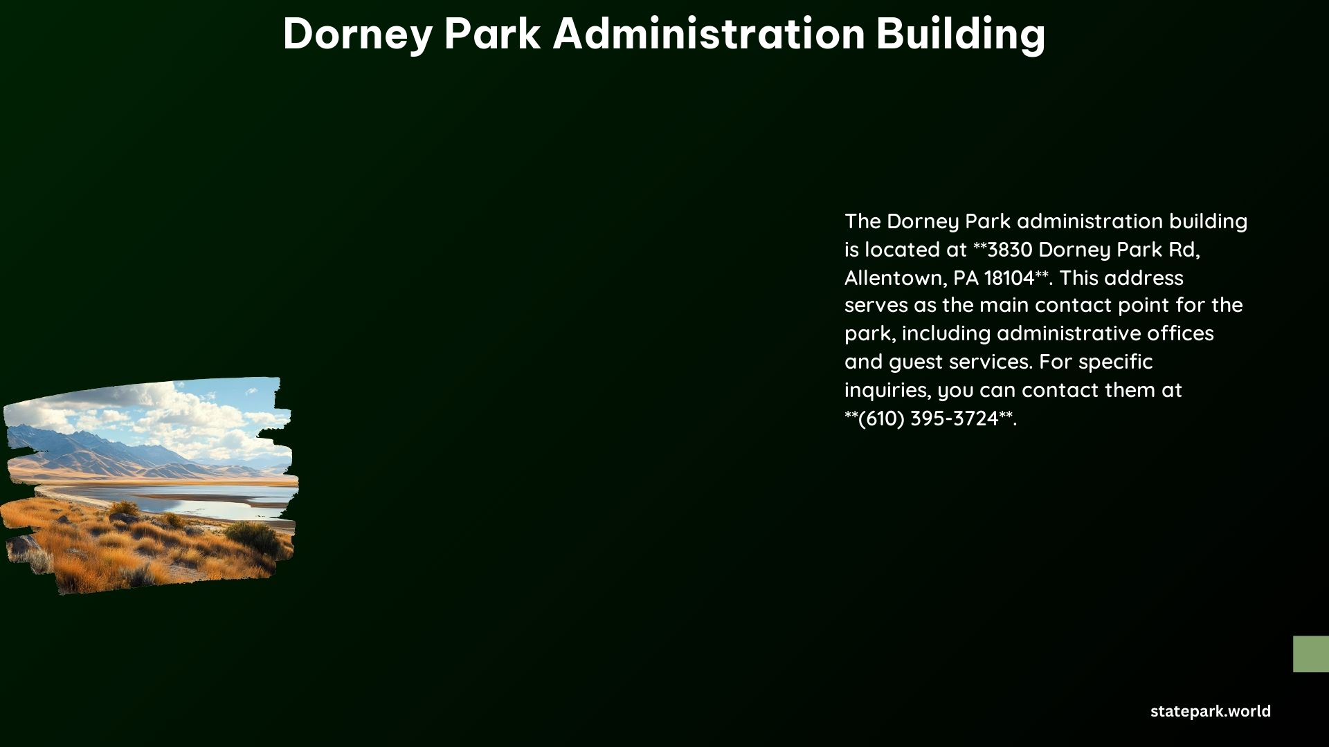 dorney park administration building 1