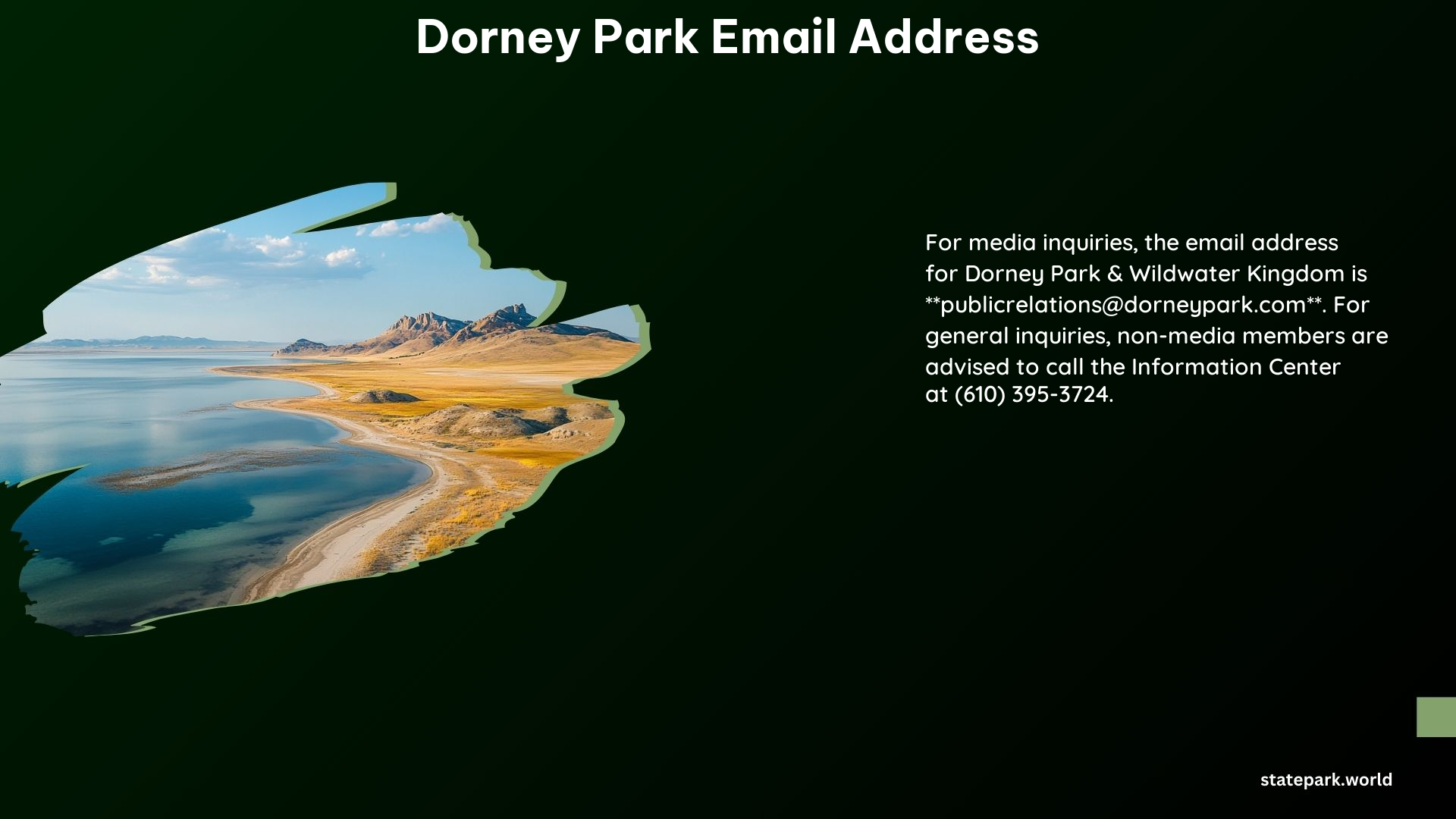 dorney park email address